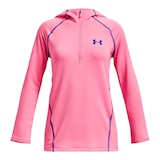 Under Armour Girls' ColdGear© Cozy Armour 1/2 Hoodie Front_Flat