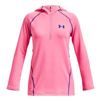 Under Armour Girls' ColdGear© Cozy Armour 1/2 Hoodie Front_Flat