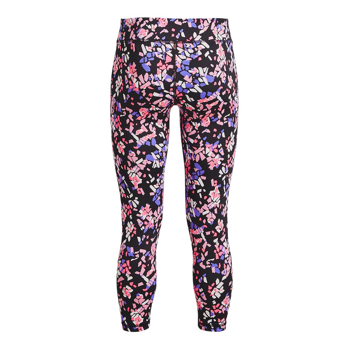 Under Armour Girls' HeatGear© Motion Printed Crop Pants