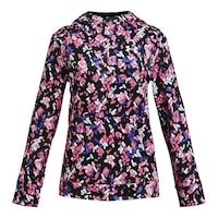 Under Armour Girls' Armour Fleece Printed Hoodie Front_Flat