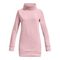 Under Armour Girls' Rival Fleece Funnel Tunic Front_Flat