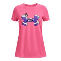 Under Armour Girls' Tech Logo Jucie Box T Shirt Front_Flat