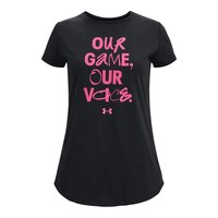 Under Armour Girls' Our Game Our Voice T Shirt Front_Flat
