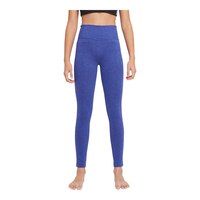 Nike Girls' Yoga Dri-FIT Leggings, Kids', Athletic, Training Front_Flat