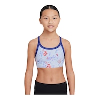 Nike Girls' Dri-FIT Icon Clash Sports Bra Front_Flat