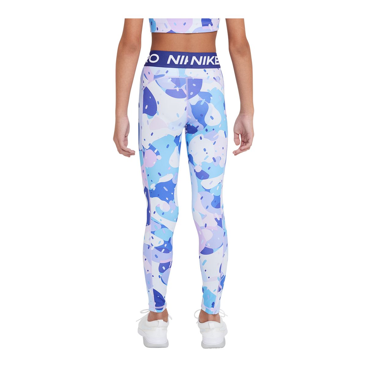 Nike Girls' Dri-FIT All Over Print Leggings, Kids', Athletic, Training