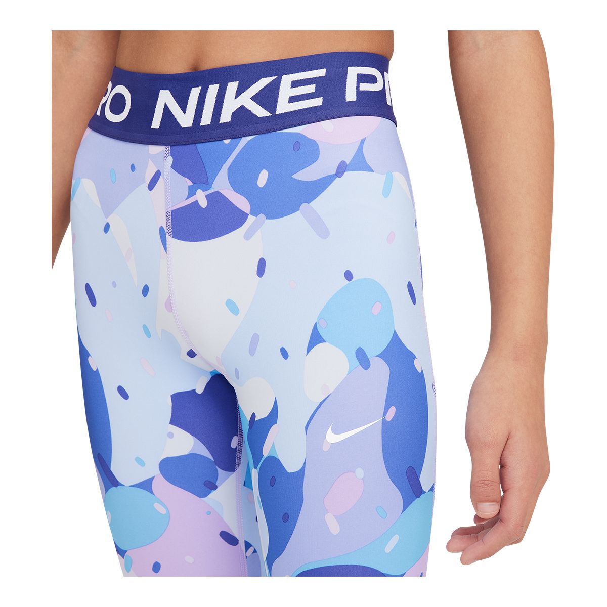 Nike Girls' Dri-FIT All Over Print Leggings, Kids', Athletic, Training