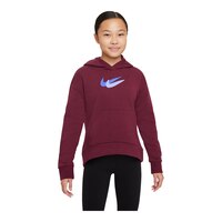 Nike Girls' SSNL Hoodie, Kids', Pullover, Fleece, Kangaroo Pocket Front_Flat