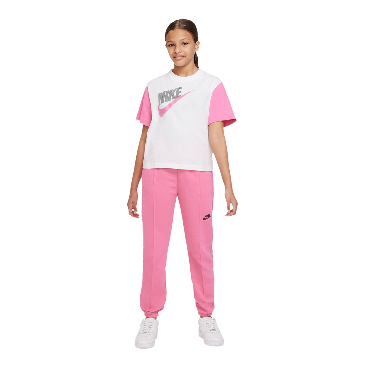 Nike Sportswear Girls' Plus Size French Terry Fleece Pants