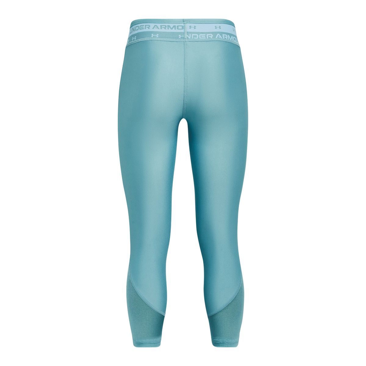Under Armour Girls' HeatGear® Armour Crop Leggings, Kids', Capri, Anti-Odour, Athletic