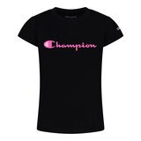 Champion Girls' Essentials Classic Script T Shirt Front_Flat