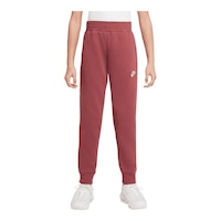 Nike Sportswear Girls' Club LBR Fleece Pants Front_Flat