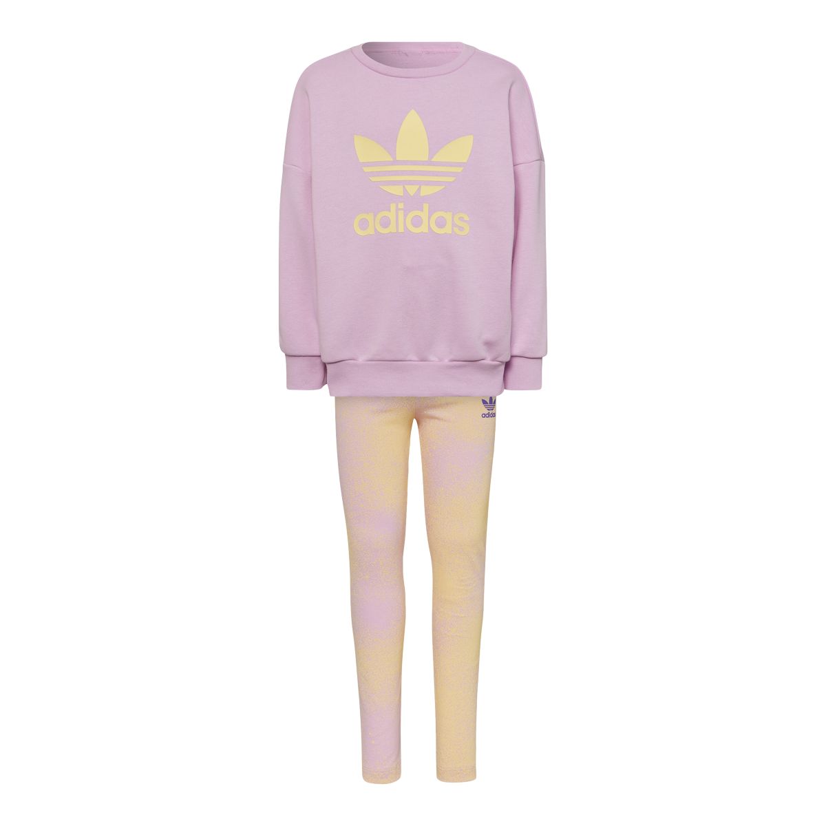 Adidas girls clearance pink tracksuit