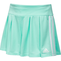 adidas Girls' Pleated Dance Shorts Front_Angled_Left