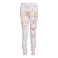 adidas Girls' 3-Stripe Floral All Over Print 7/8 Tights Front_Flat