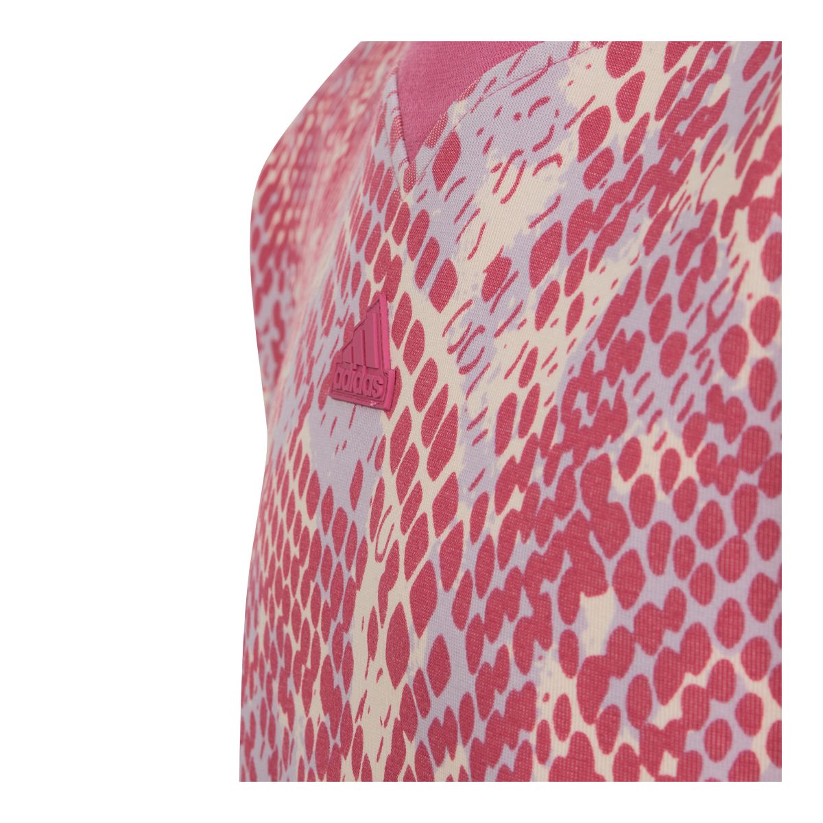 adidas Girls' FI All Over Print Fleece Sweatshirt