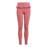 adidas Girls' Yoga Ruffle Tights Front_Flat