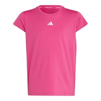 adidas Girls' TI 3-Stripe T Shirt Front_Flat