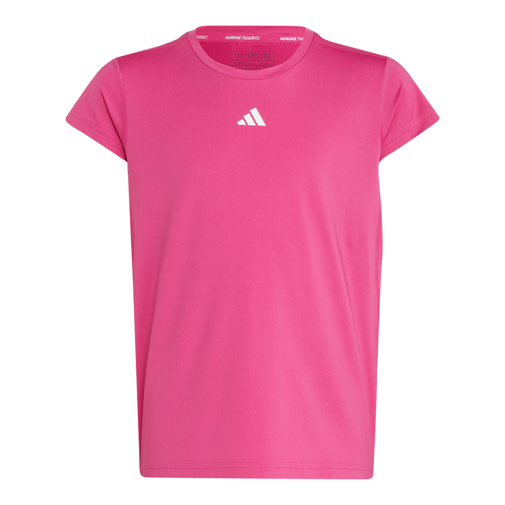 Adidas Girls\' TI 3-Stripe T Shirt | Willowbrook Shopping Centre