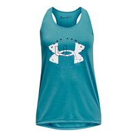 Under Armour Girls' Tech Big Logo Tank Front_Flat