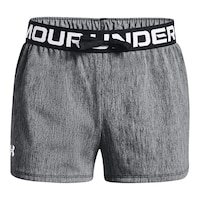 Under Armour Girls' Play Up Twist Shorts Front_Flat