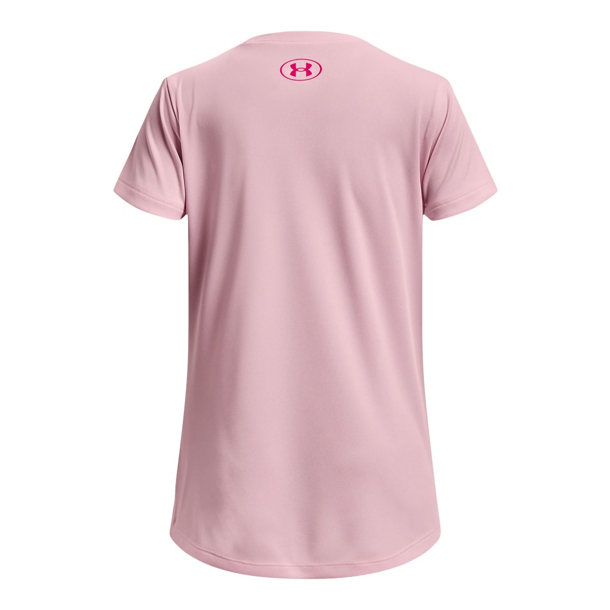 Under Armour Girls' Tech Solid Print Fill Big Logo SSC T Shirt