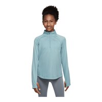 Nike Girls' Dri-FIT One Run 1/2 Zip Long Sleeve Top Front_Flat
