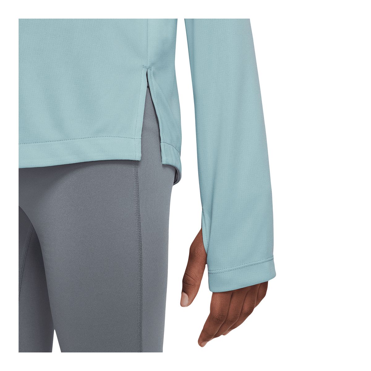 Nike Girls' Dri-FIT One Run 1/2 Zip Long Sleeve Top