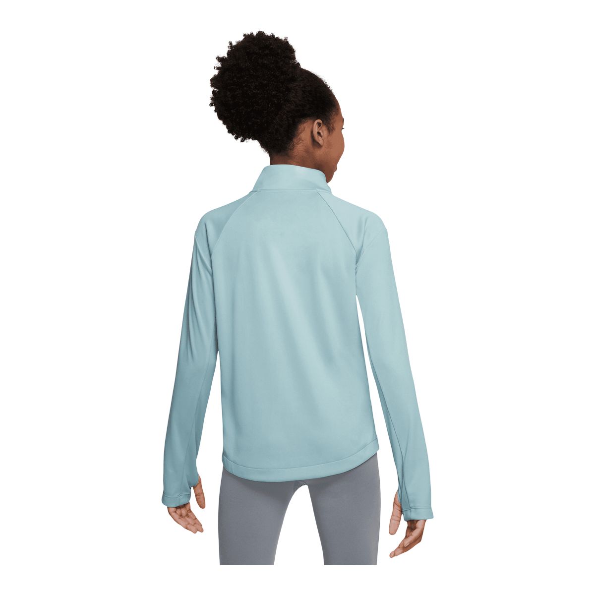 Nike Girls' Dri-FIT One Run 1/2 Zip Long Sleeve Top