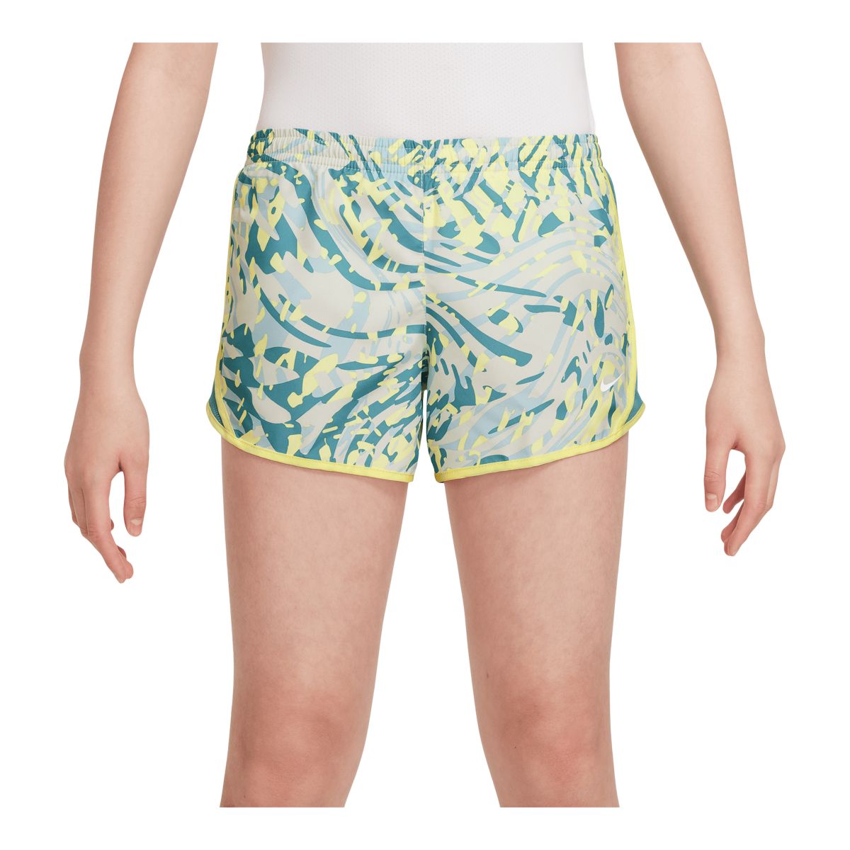 Nike Girls' Dri-FIT Tempo All Over Print Shorts