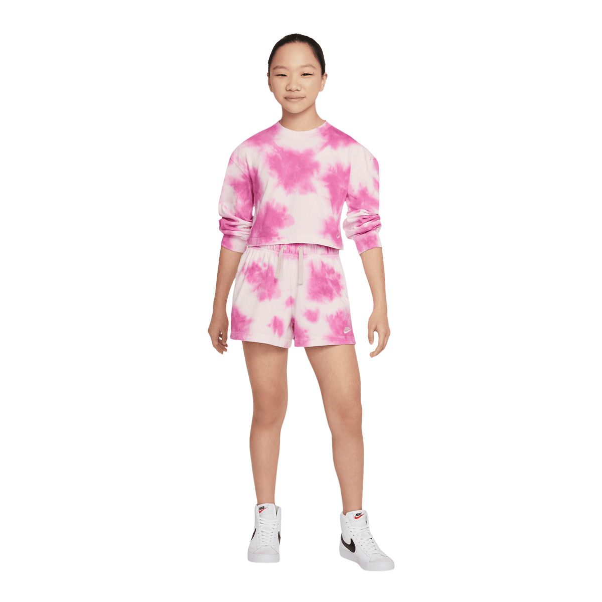Nike Sportswear Girls' Wash Jersey Sweatshirt