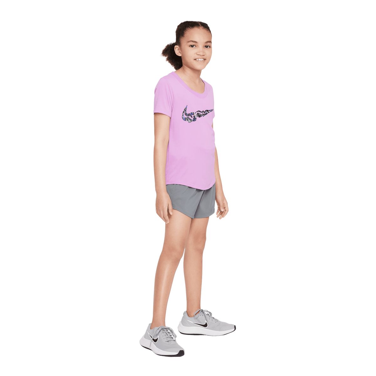Nike Girls' Dri-FIT Scoop SE T Shirt