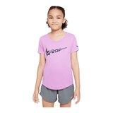 Nike Girls' Dri-FIT Scoop SE T Shirt Front_Flat