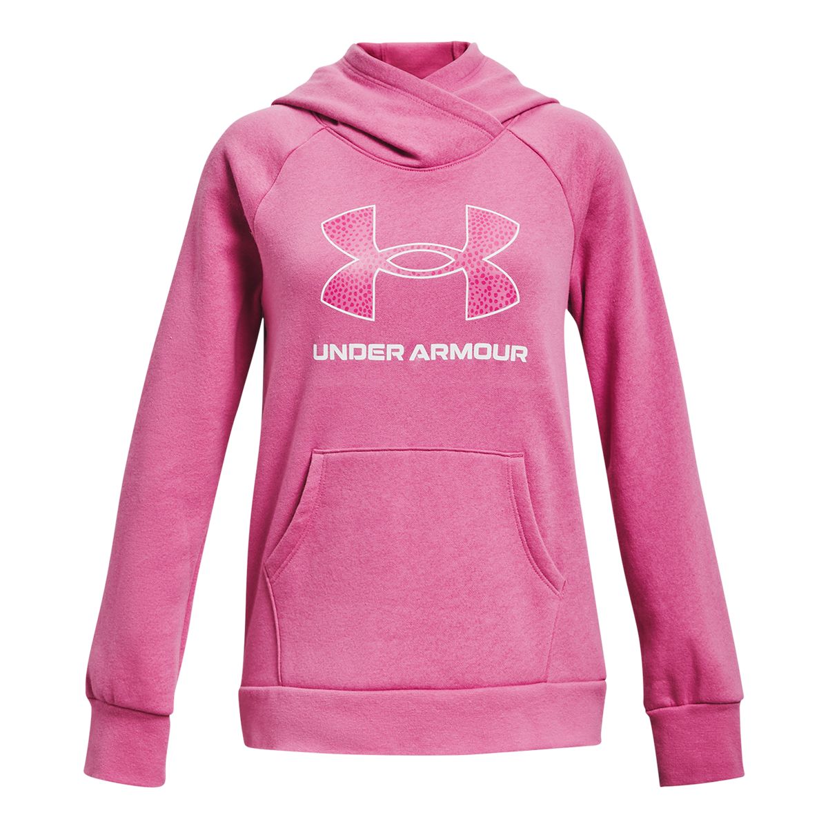 Under Armour Girls' Rival Fleece Big Logo Hoodie