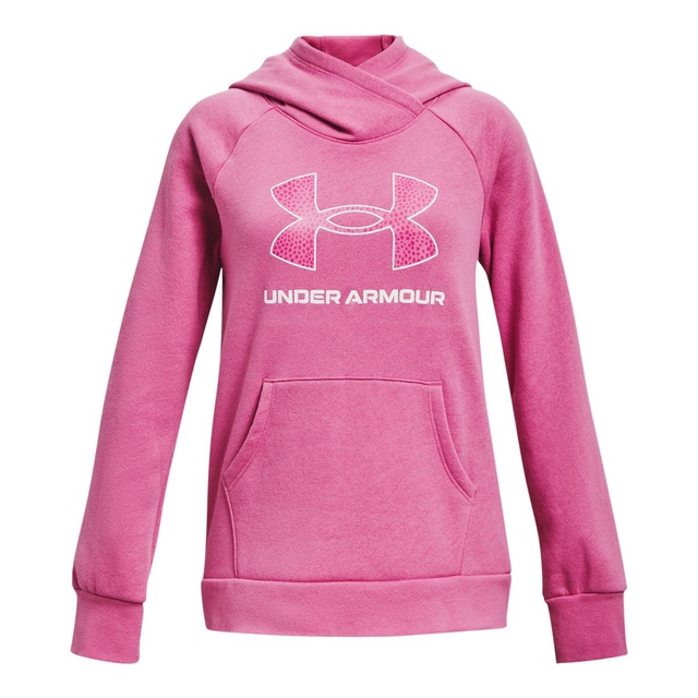 Under Armour Girls' Rival Fleece Big Logo Hoodie