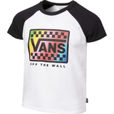 Vans Girls' Rainbow Raglan T Shirt Front_Angled_Left
