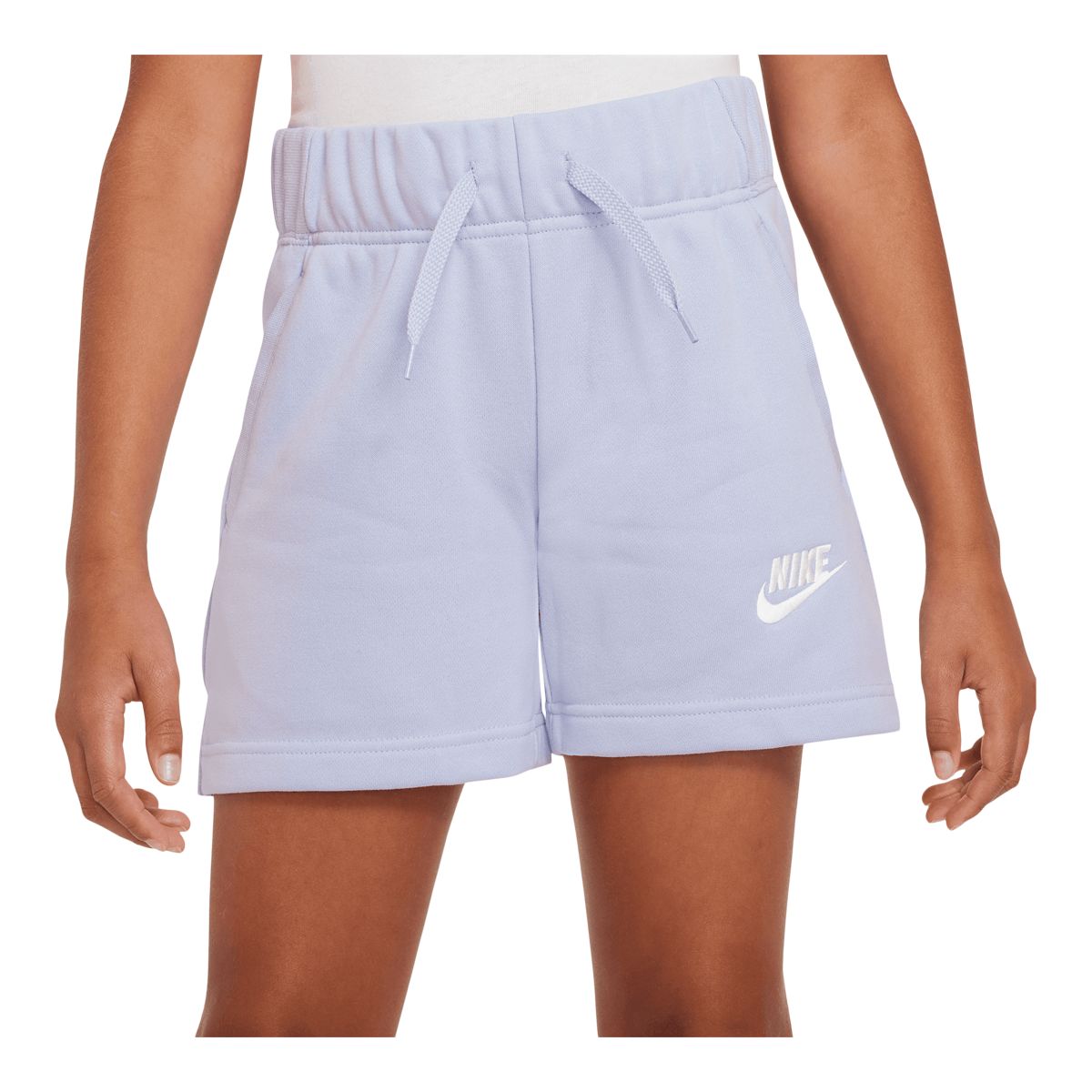 Nike Sportswear Girls' Club French Terry 5 Inch Shorts