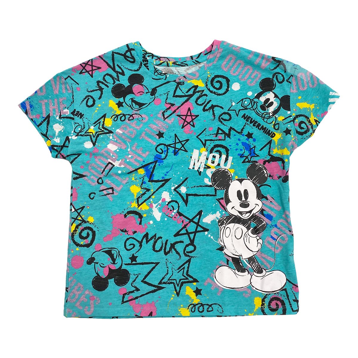Character Girls' Mickey Good Vibes T Shirt