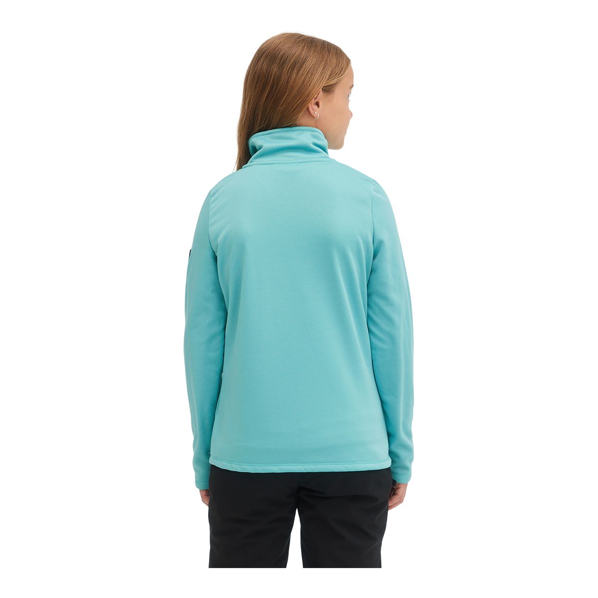 O'Neill Girls' Solid Half-Zip Long Sleeve Fleece Top