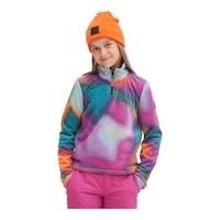 O'Neill Girls' Printed Fleece Top Front_Flat