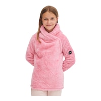 O'Neill Girls' Hazel Fleece Top Front_Flat