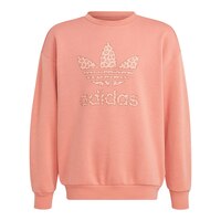 adidas Originals Girls' Animal Print Boyfriend Crewneck T Shirt Front_Flat