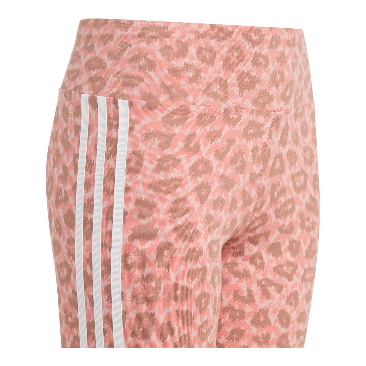 adidas Originals Girls' Animal Print High Waist Leggings