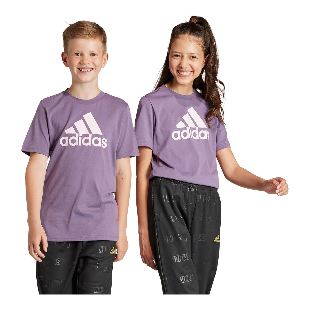 adidas Girls' Big Logo T Shirt