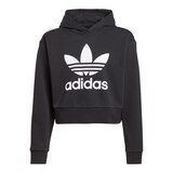 adidas Originals Girls' Cropped Hoodie Front_Flat