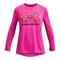 Under Armour Kids' Tech Long Sleeve Shirt Front_Flat