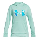 Under Armour Girls' Armour Fleece Iridescent Hoodie Front_Flat