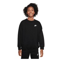 Nike Sportswear Girls' Club Fleece Boyfriend Crew Hoodie Front_Flat