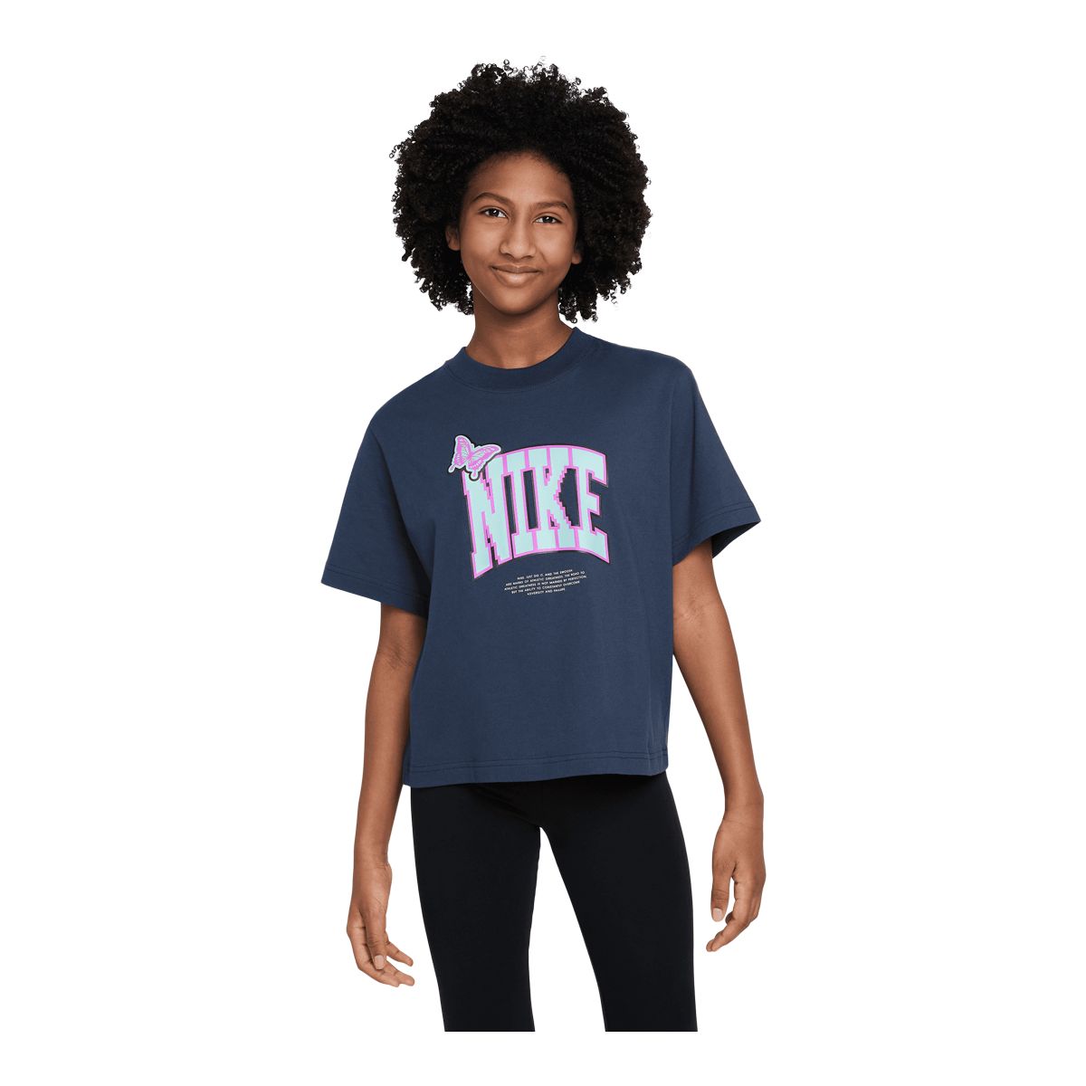 Nike Sportswear Kids' Boxy Butterfly T Shirt