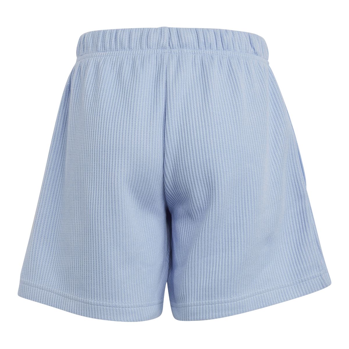 adidas Girls' Lounge Waffle Knit Shorts